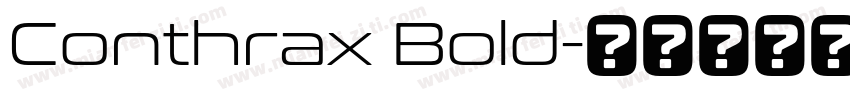 Conthrax Bold字体转换